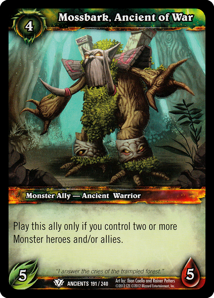 Mossbark, Ancient of War
