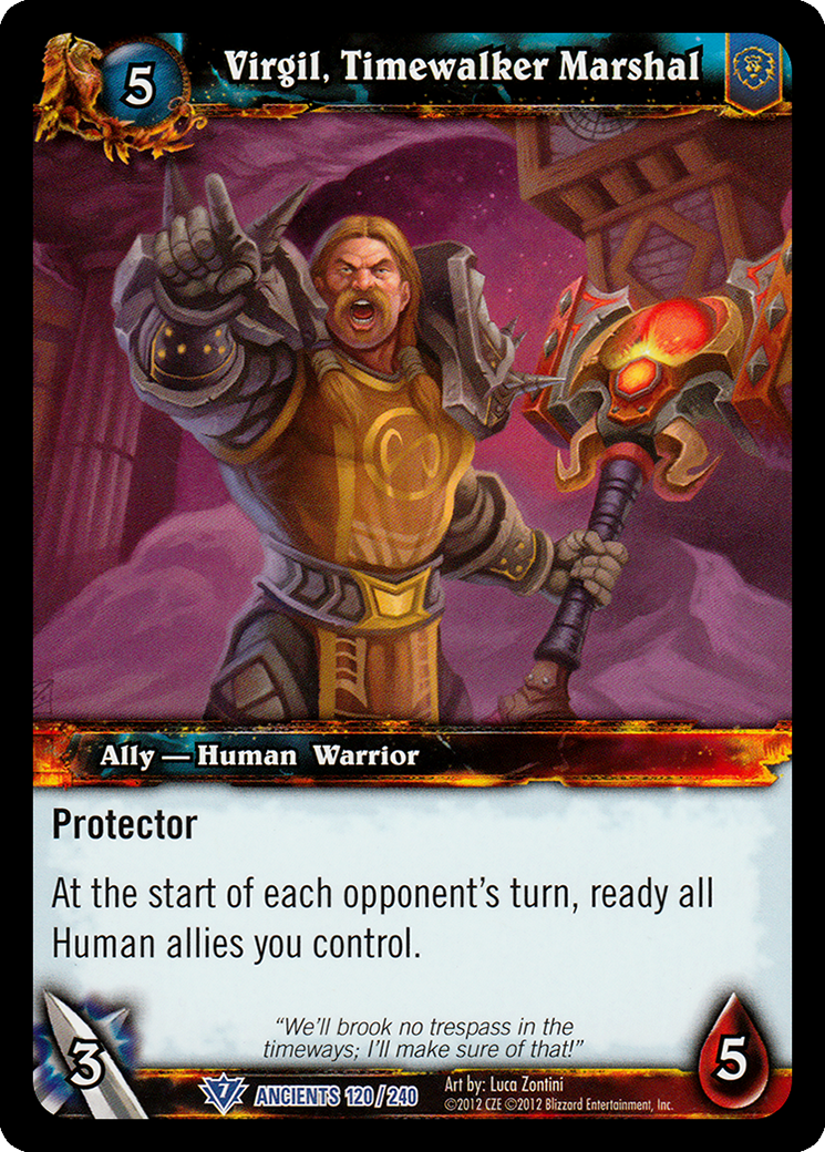 Virgil, Timewalker Marshal