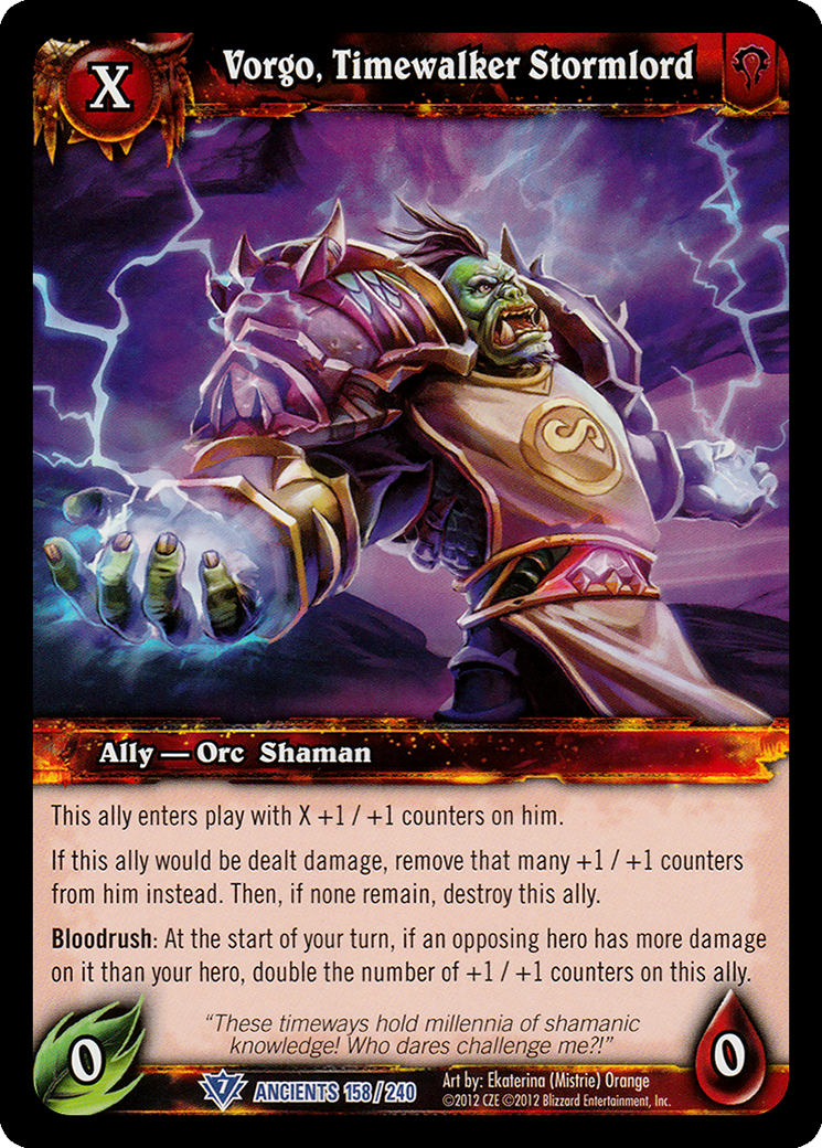 Vorgo, Timewalker Stormlord