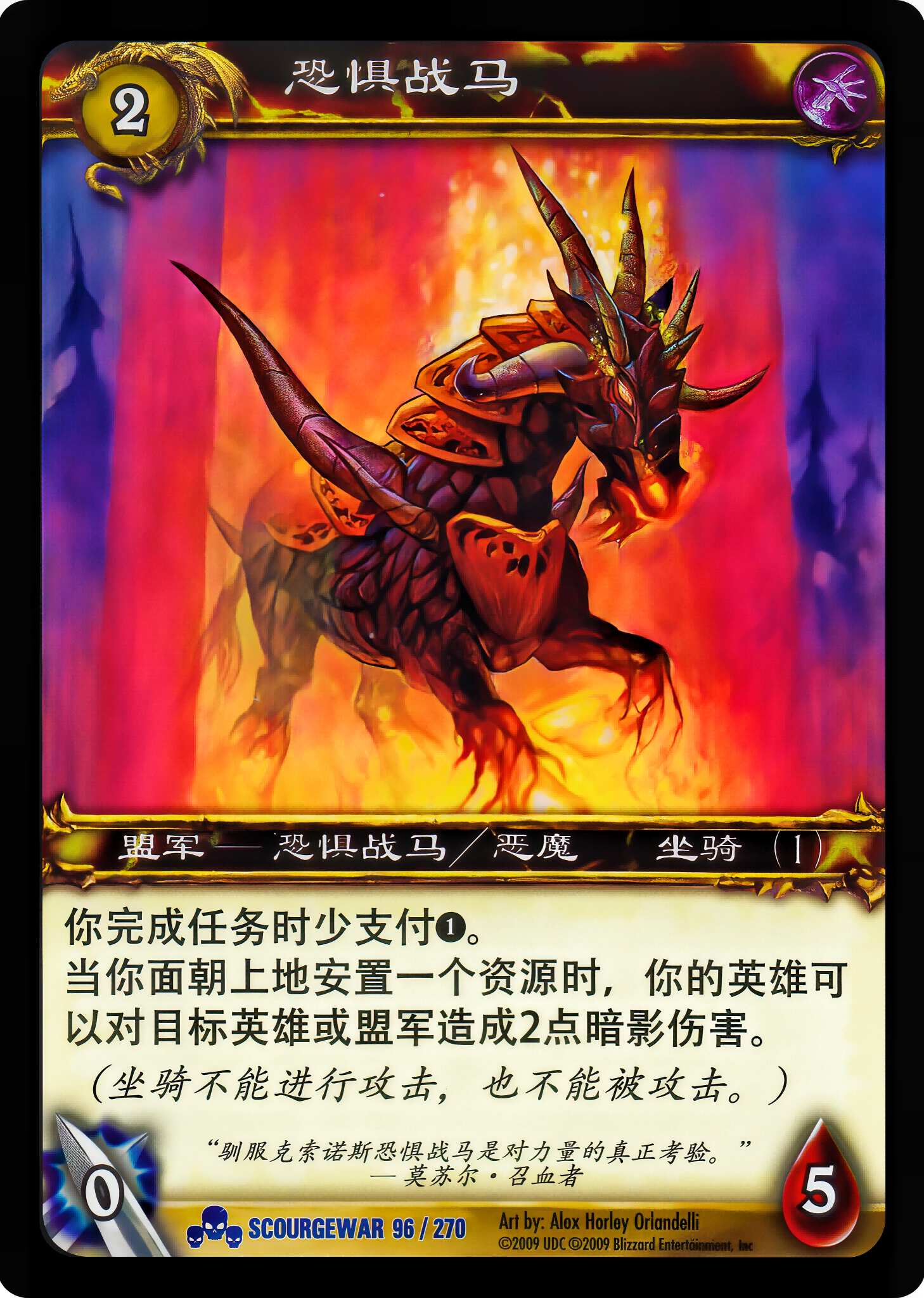 恐惧战马 中文图片