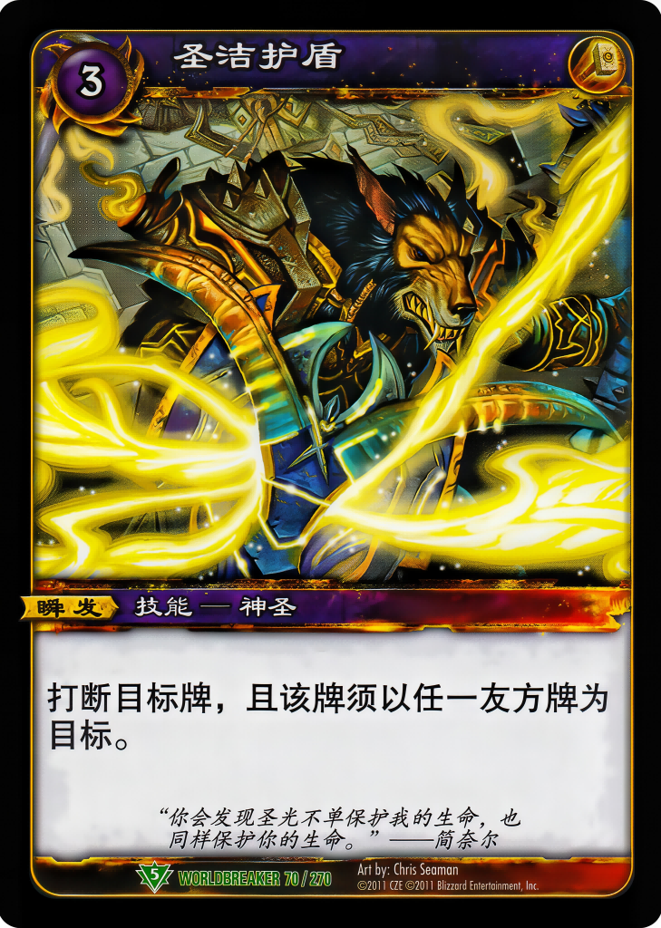 圣洁护盾 中文图片