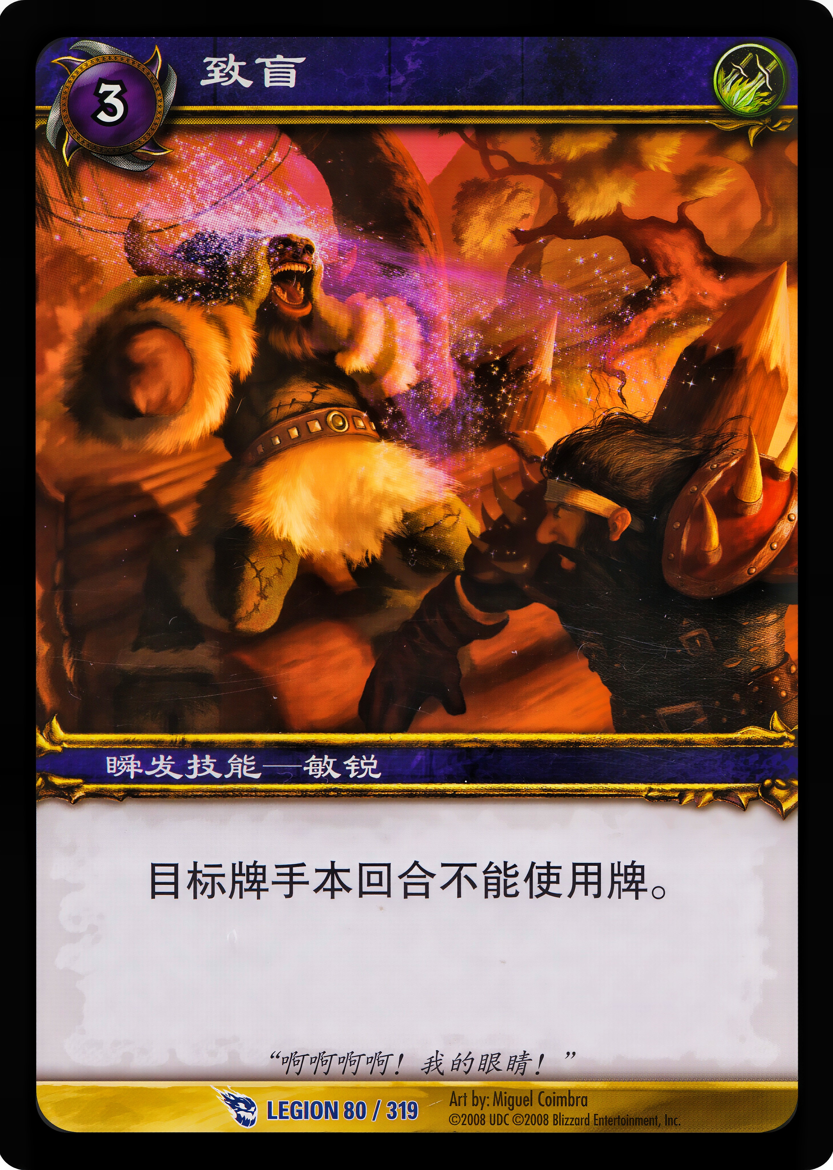 致盲 中文图片