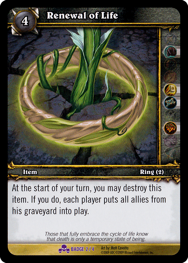 Renewal of Life