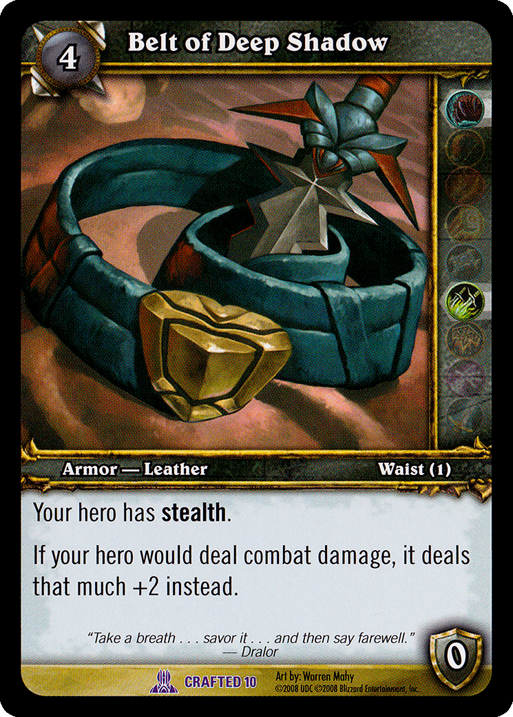 Belt of Deep Shadow