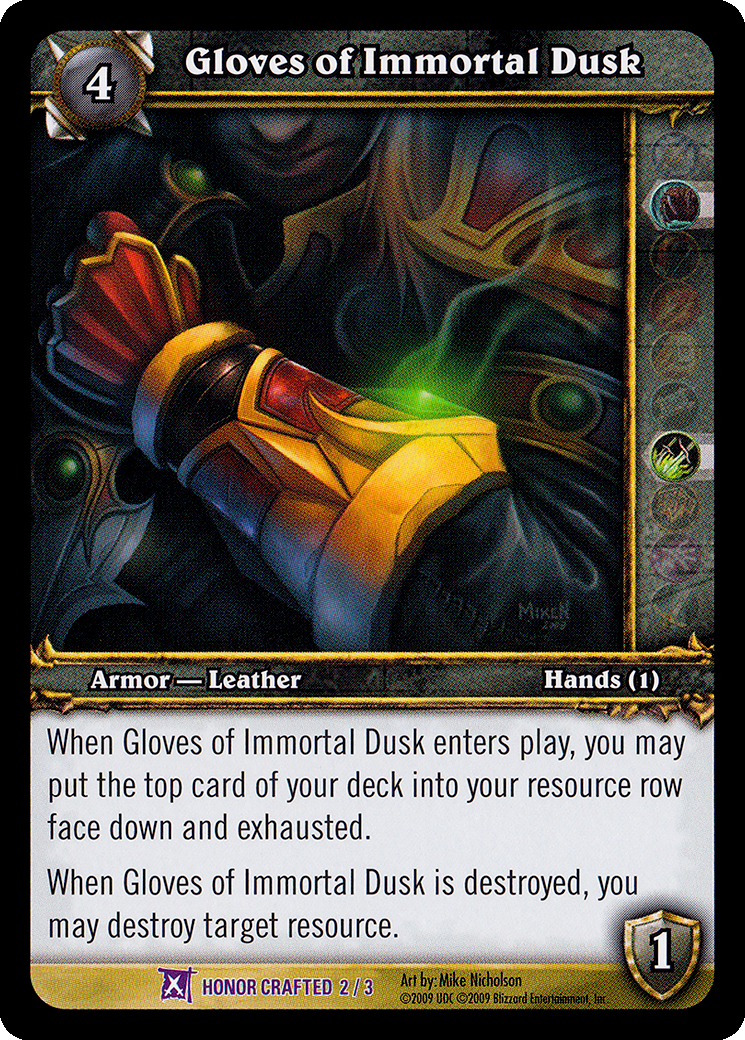 Gloves of Immortal Dusk