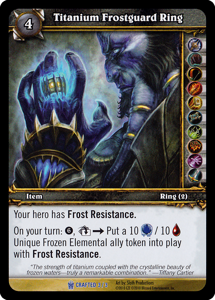 Titanium Frostguard Ring