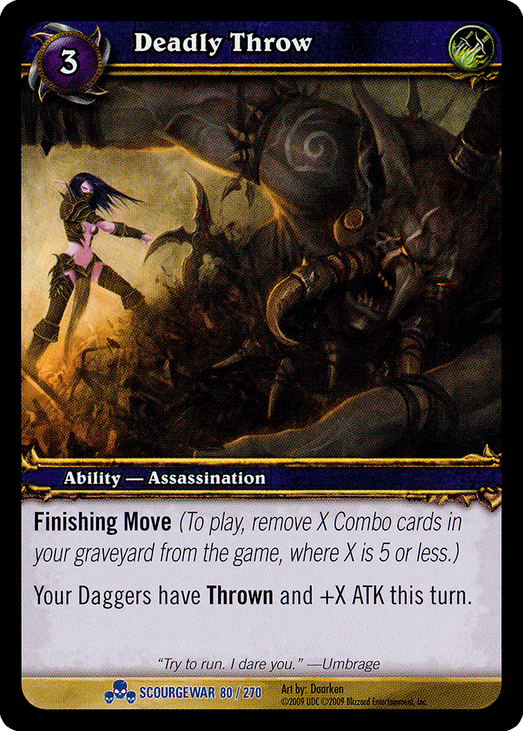 Deadly Throw