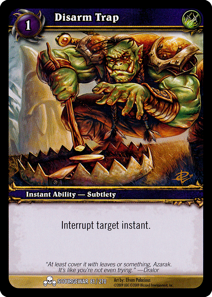 Disarm Trap