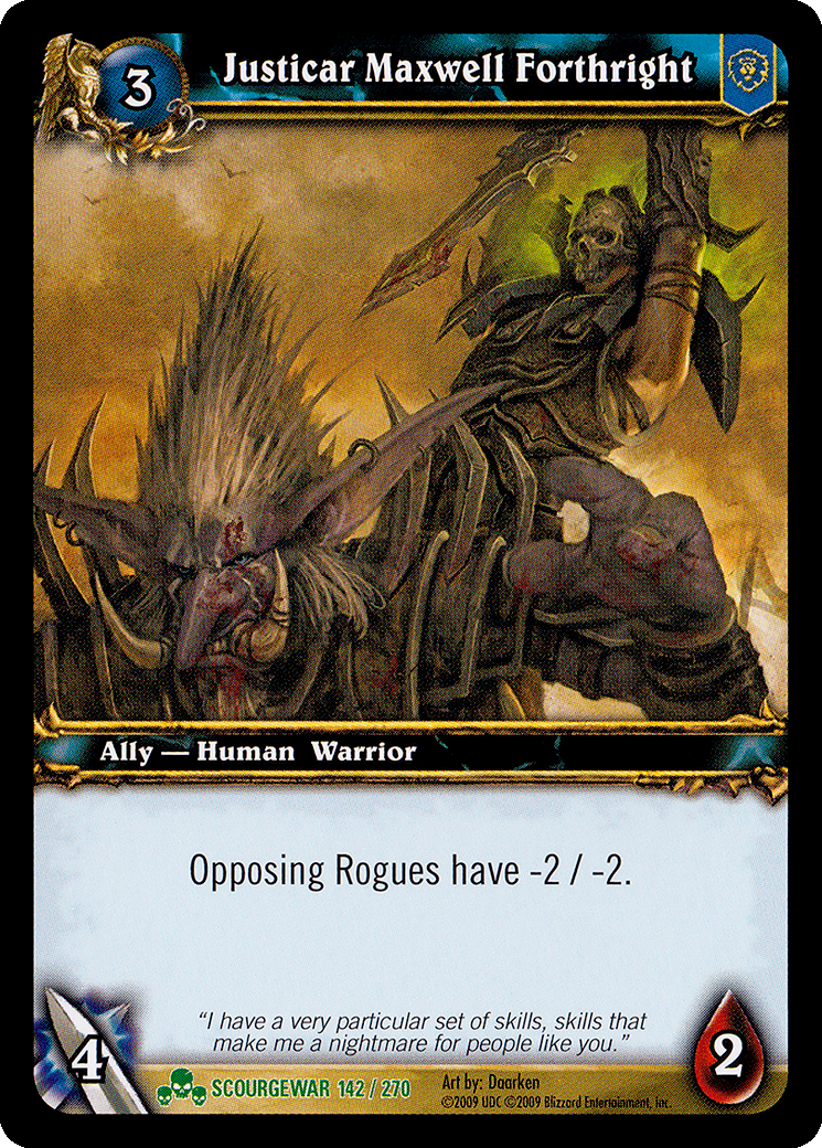 Justicar Maxwell Forthright