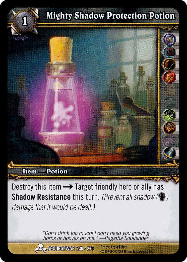 Mighty Shadow Protection Potion