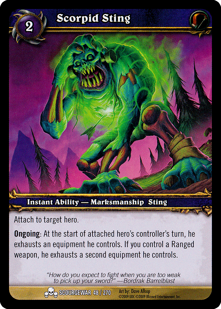 Scorpid Sting