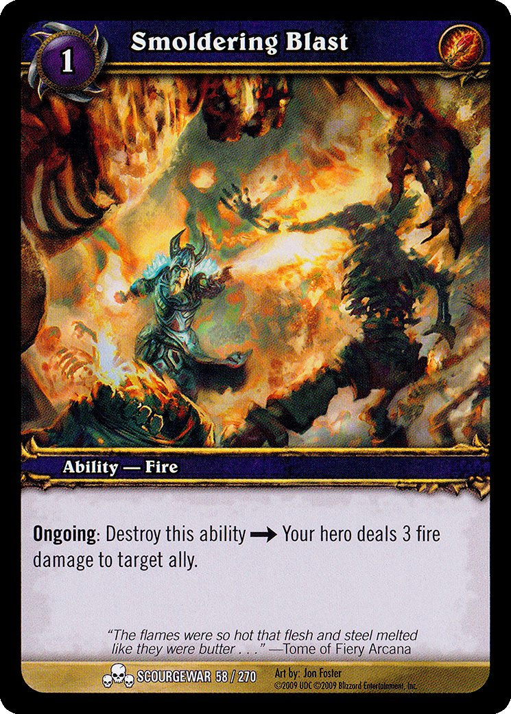 Smoldering Blast