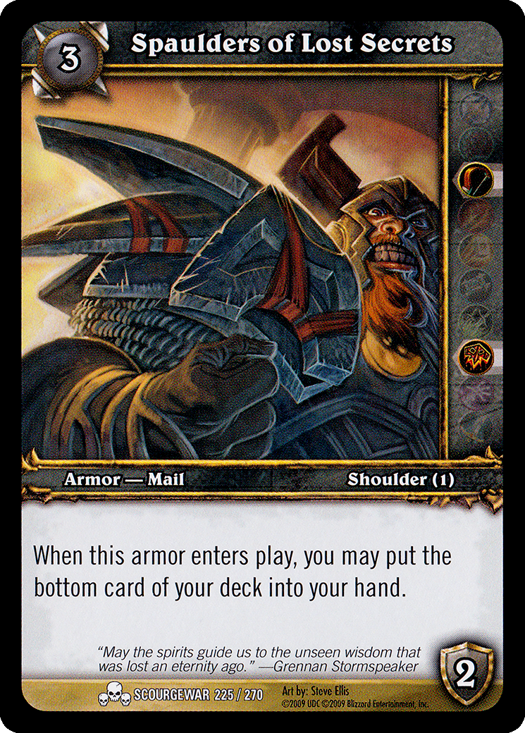Spaulders of Lost Secrets