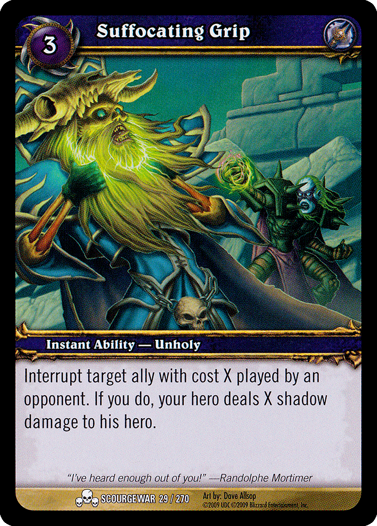 Suffocating Grip