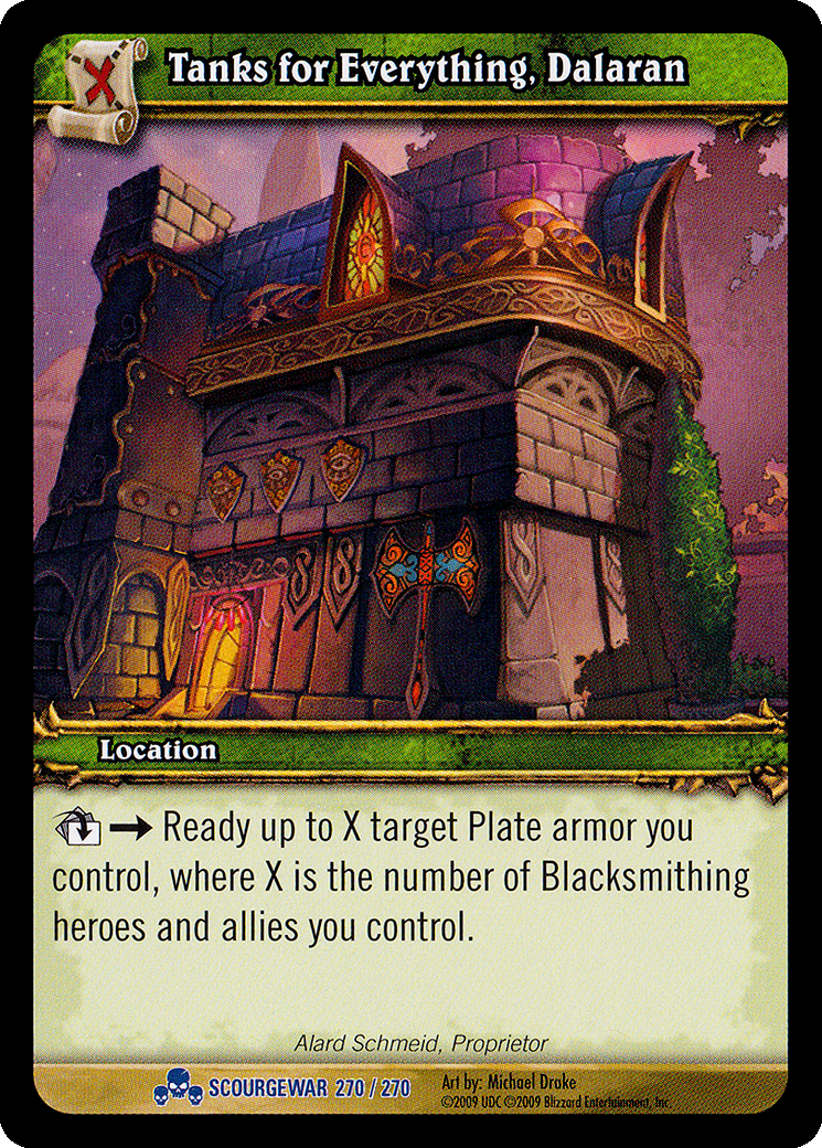 Tanks for Everything, Dalaran