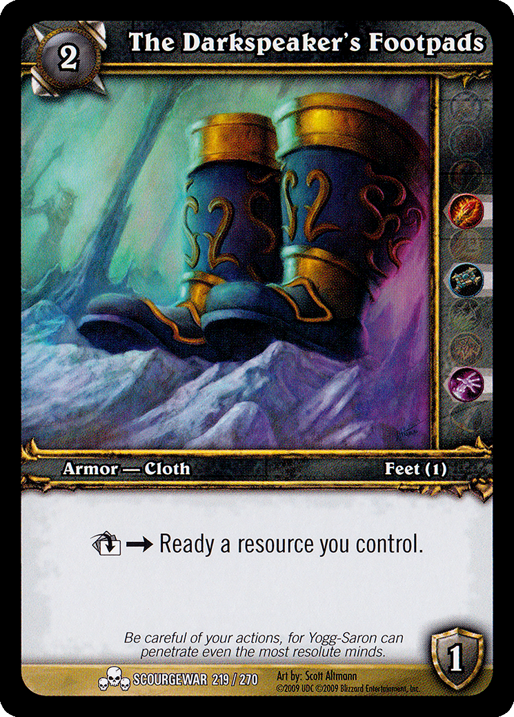The Darkspeaker's Footpads