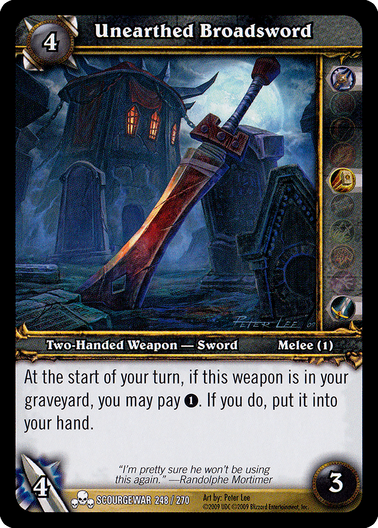 Unearthed Broadsword