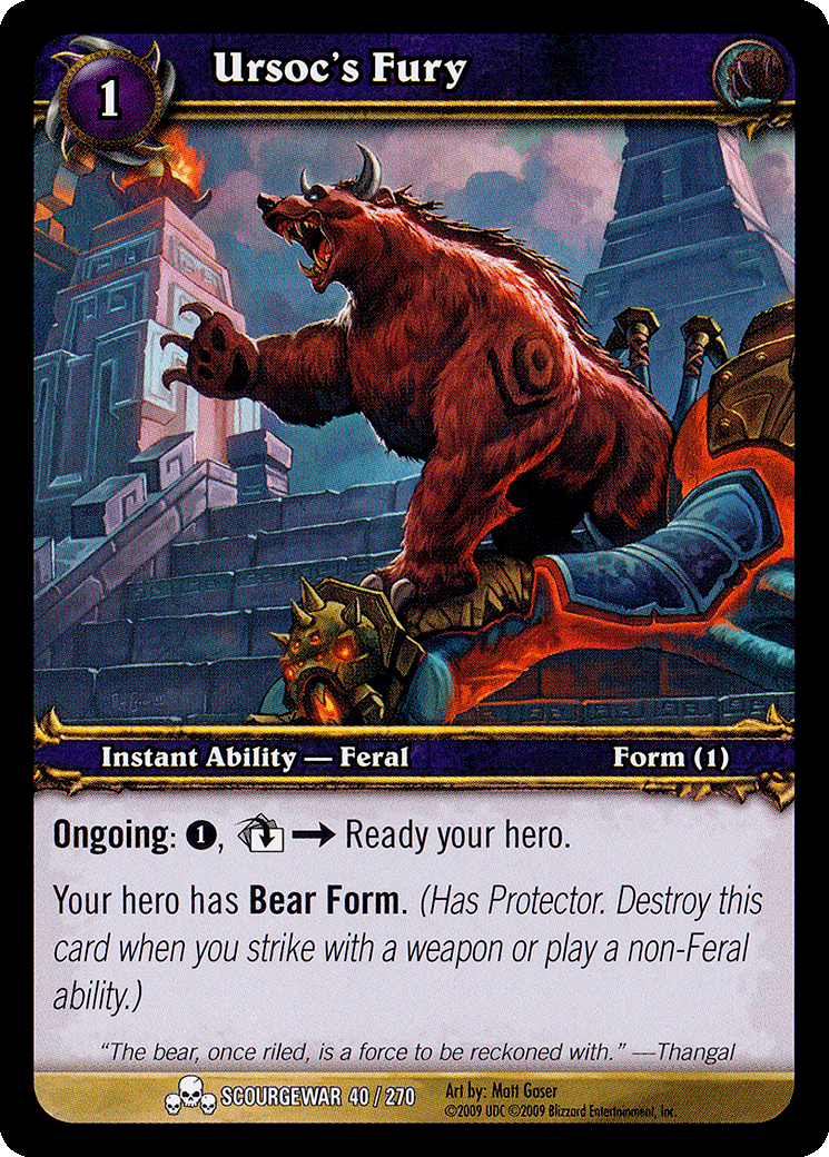 Ursoc's Fury