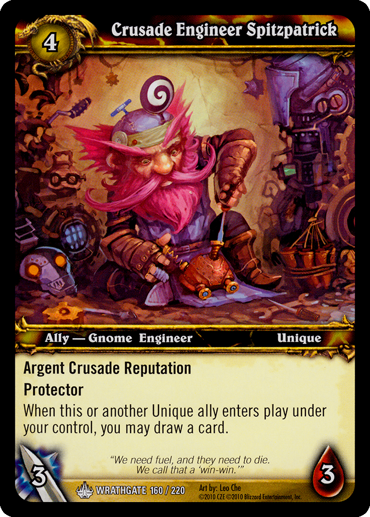 Crusade Engineer Spitzpatrick