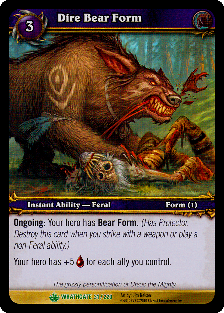 Dire Bear Form