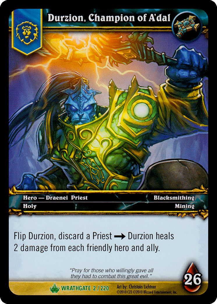 Durzion, Champion of A_dal