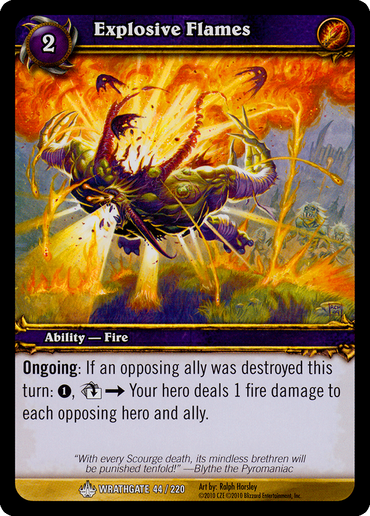 Explosive Flames