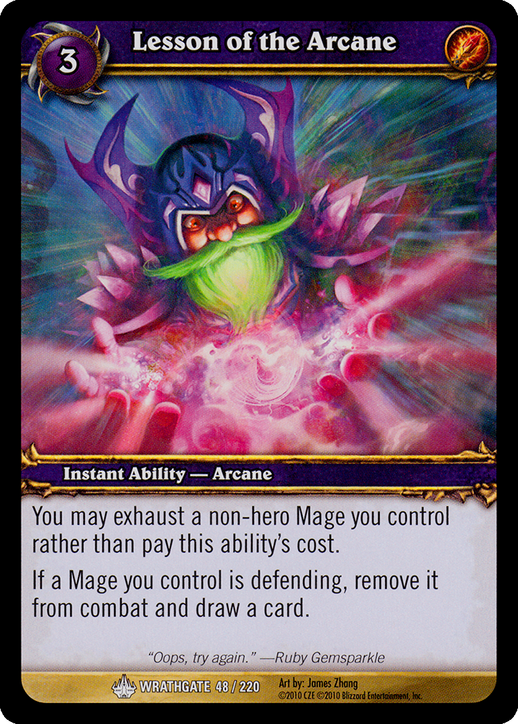 Lesson of the Arcane