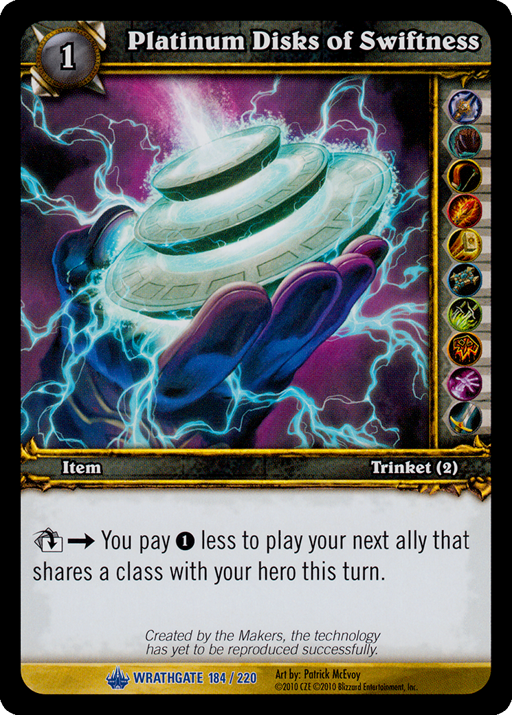 Platinum Disks of Swiftness