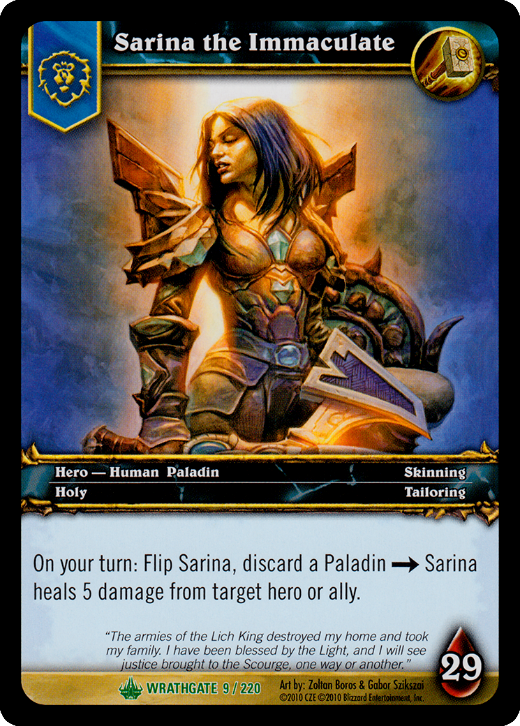 Sarina the Immaculate