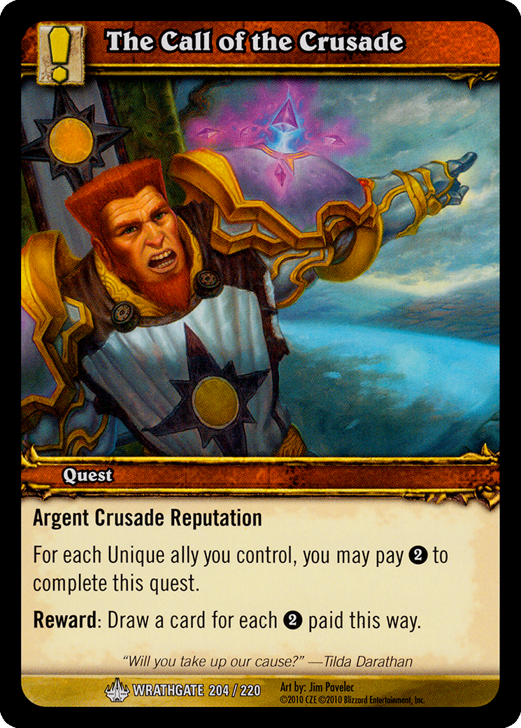 The Call of the Crusade