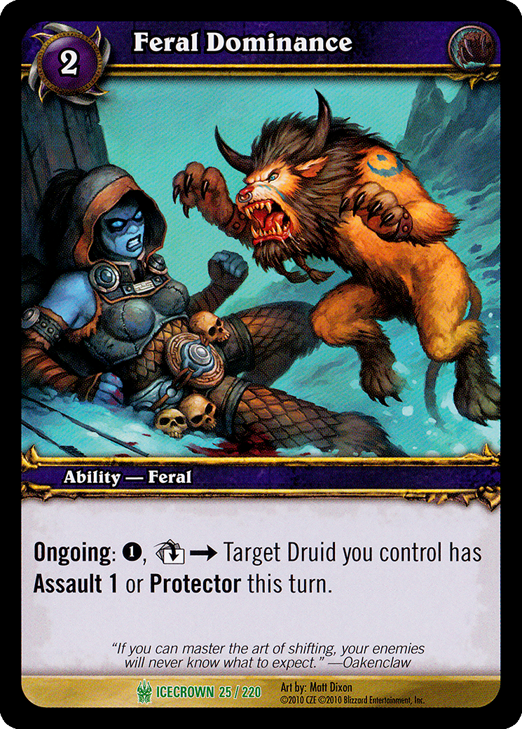 Feral Dominance