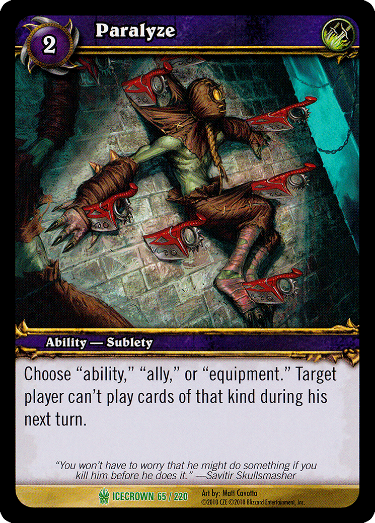 Paralyze