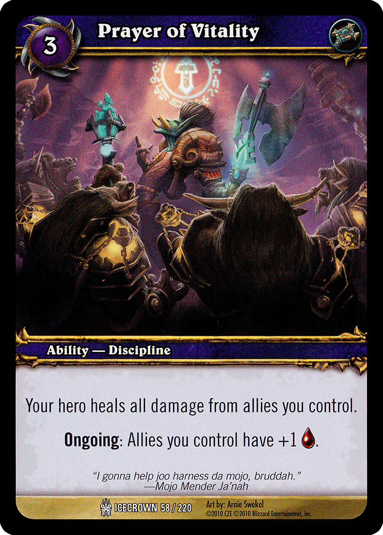 Prayer of Vitality