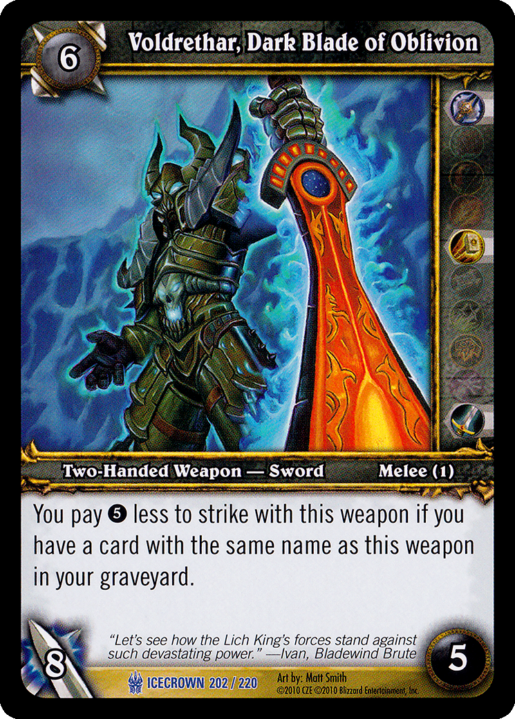 Voldrethar, Dark Blade of Oblivion