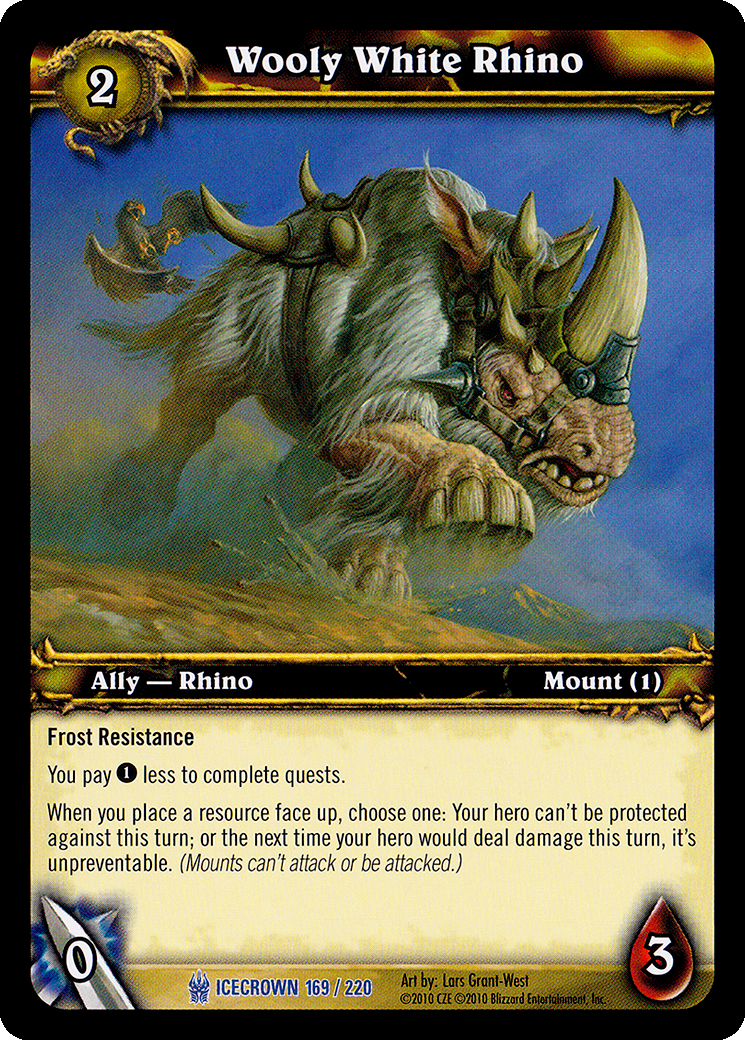 Wooly White Rhino