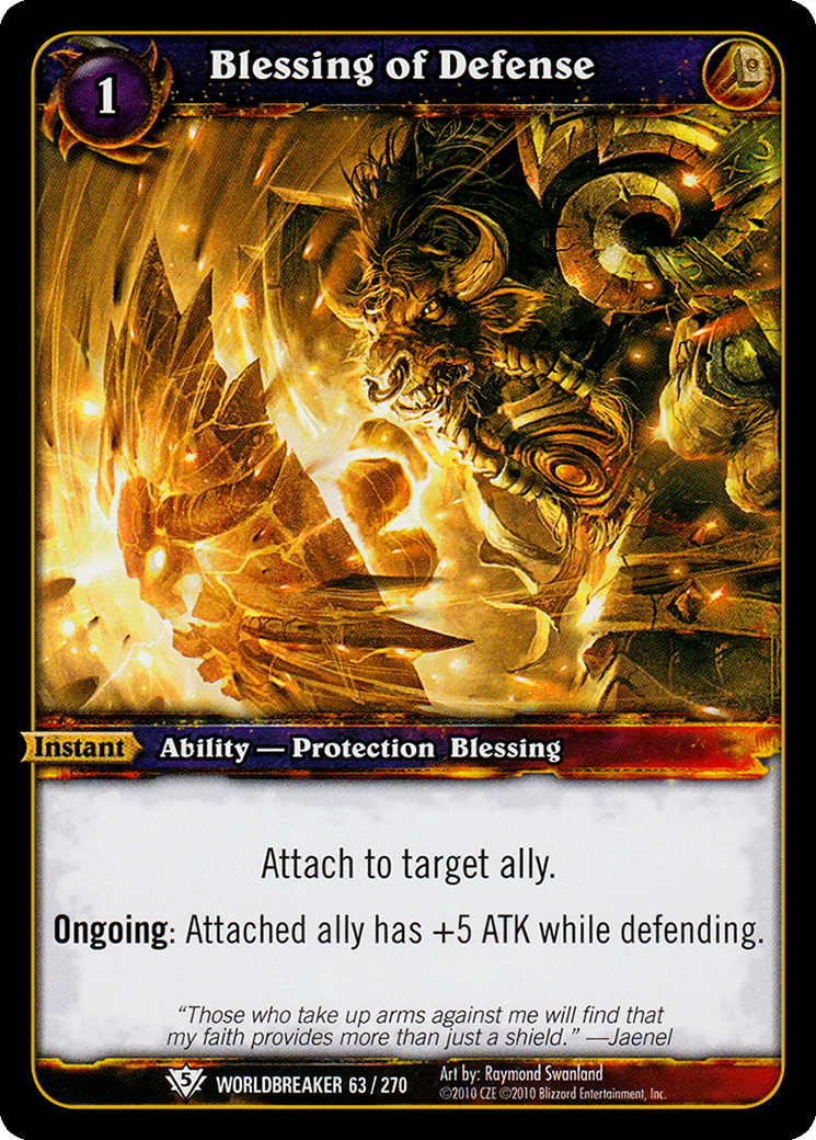 Blessing of Defense