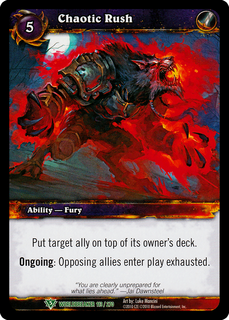 Chaotic Rush