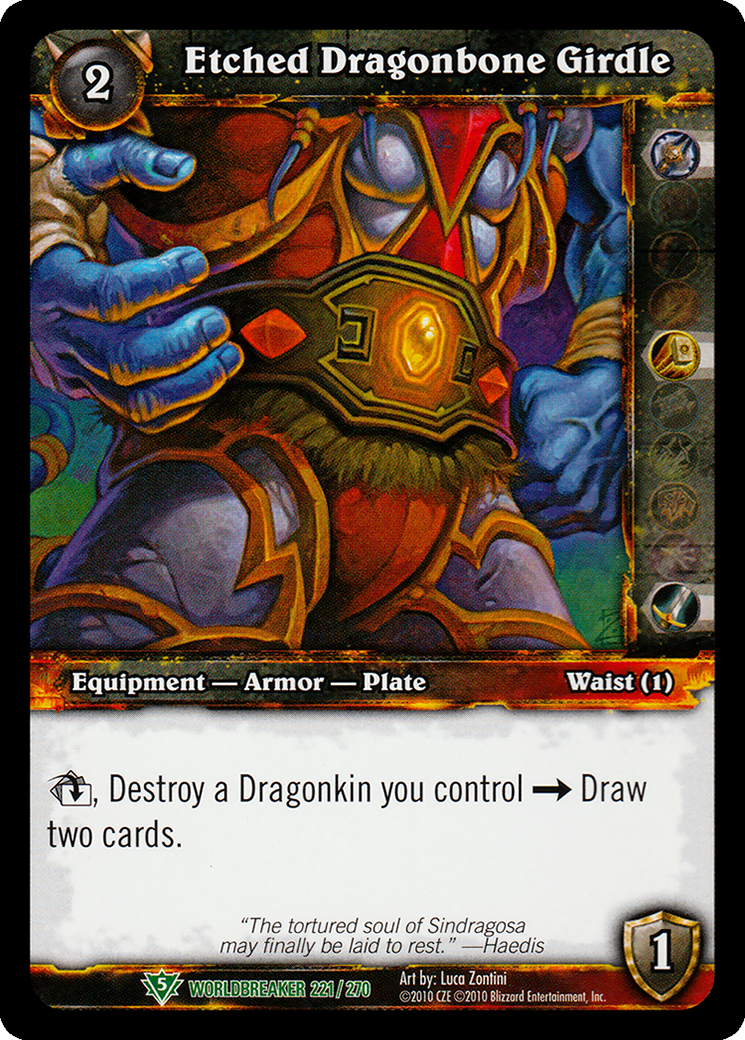 Etched Dragonbone Girdle