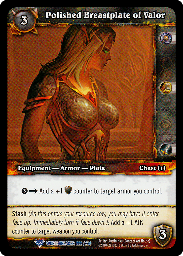 Polished Breastplate of Valor