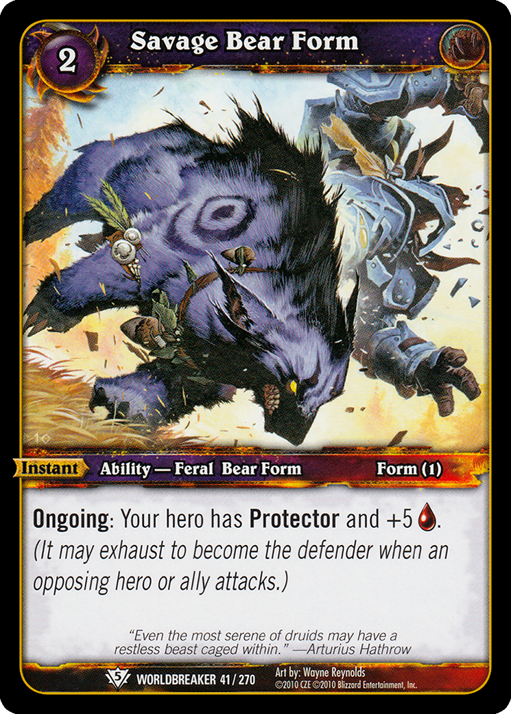 Savage Bear Form