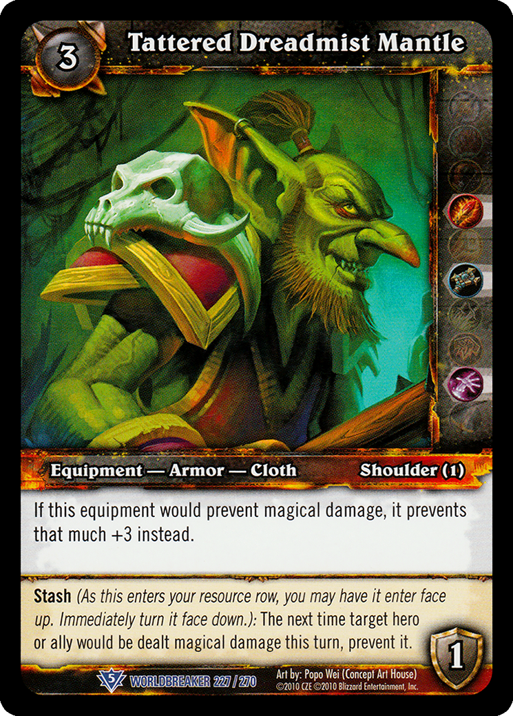 Tattered Dreadmist Equipment