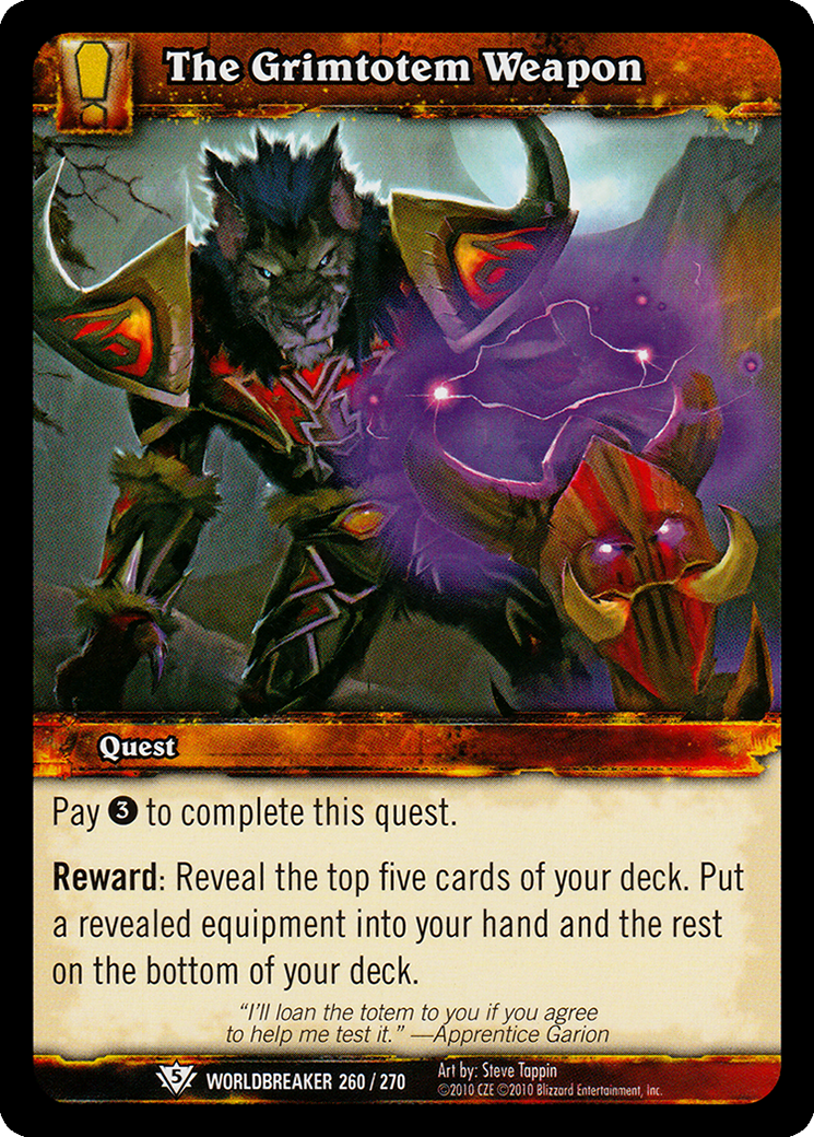 The Grimtotem Weapon