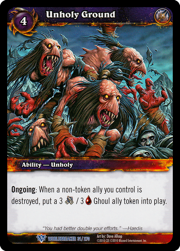 Unholy Ground