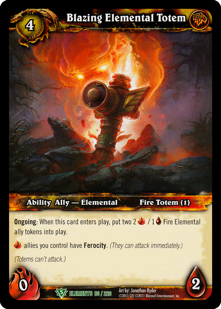 Blazing Elemental Totem