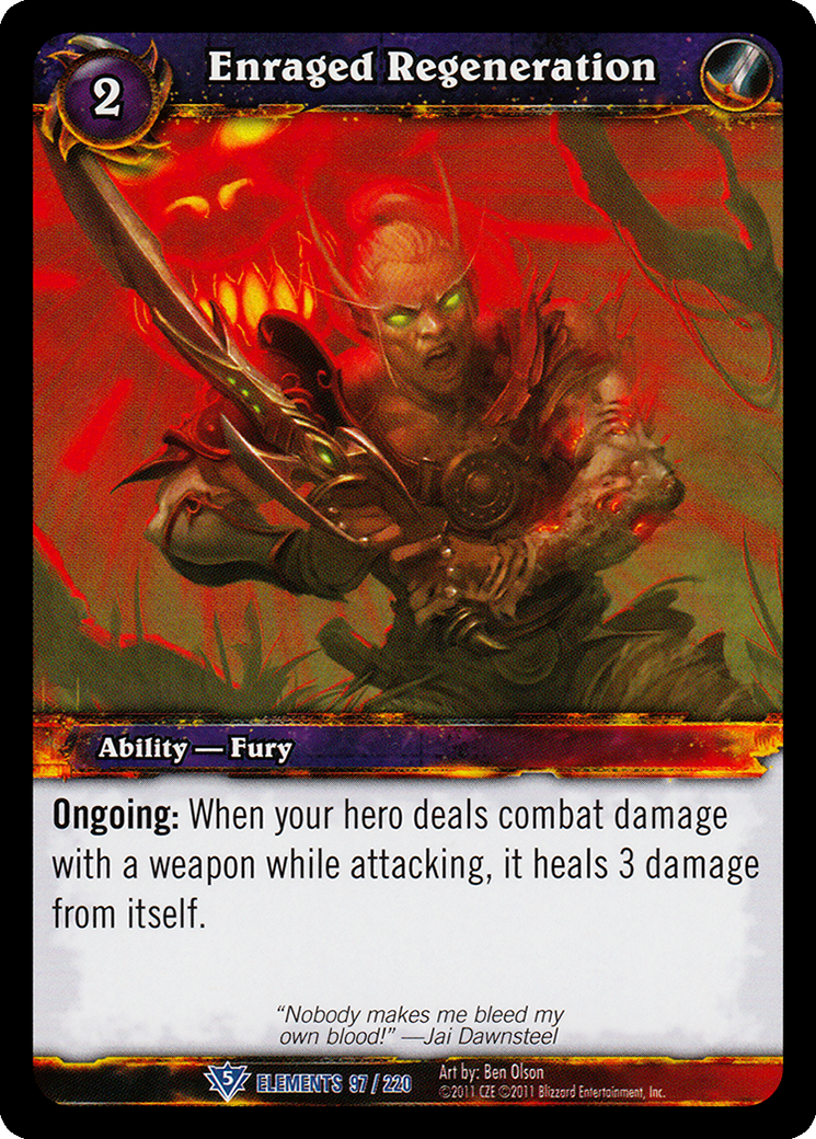 Enraged Regeneration