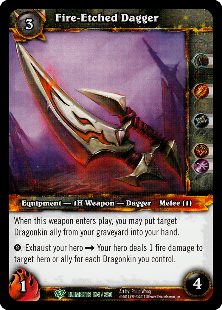 Fire-Etched Dagger