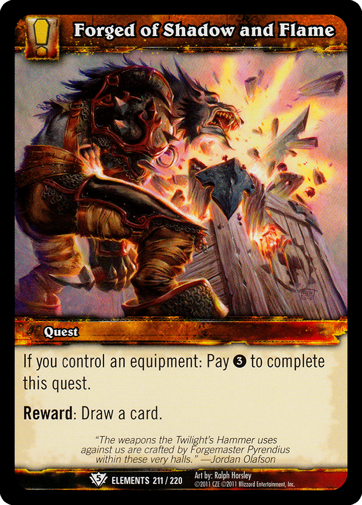 Forged of Shadow and Flame