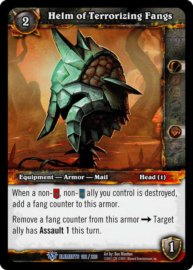 Helm of Terrorizing Fangs