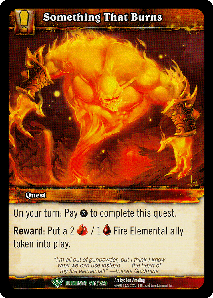 Something That Burns