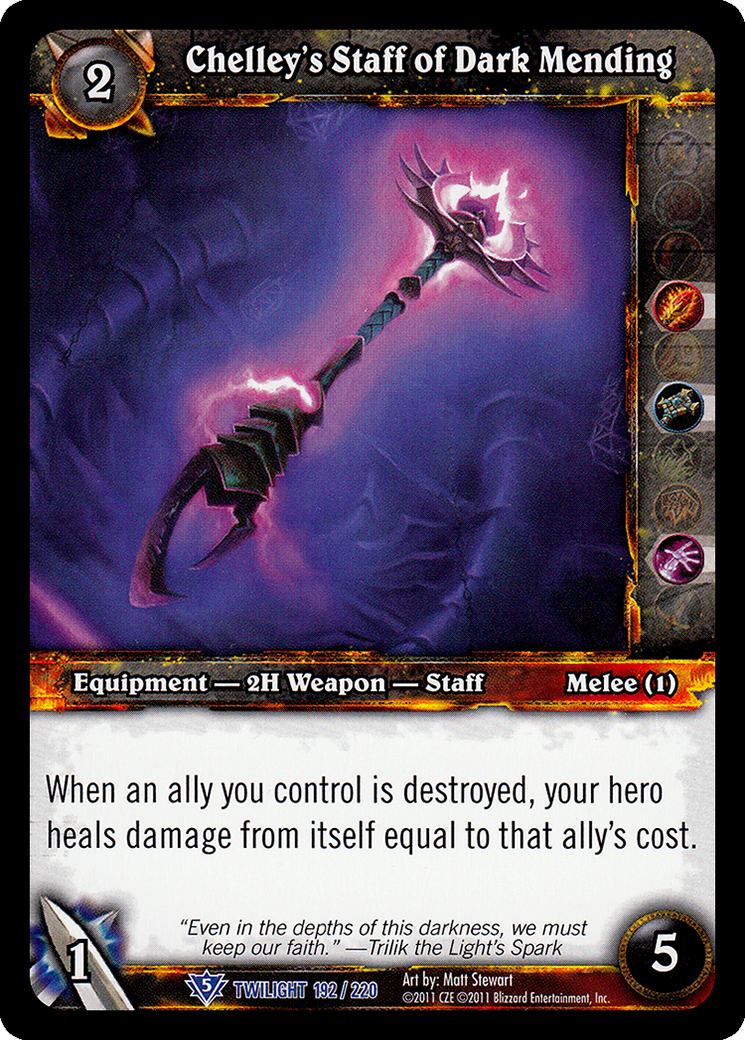 Chelley's Staff of Dark Mending
